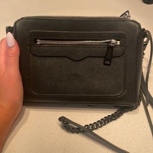 Rebecca Minkoff black crossbody purse